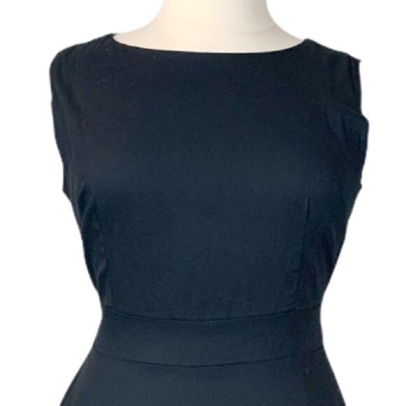 iHOT Fashion Dress Tie Waist A-line Sleeveless Black NEW Women's Size 2XL Plus - Picture 5 of 11
